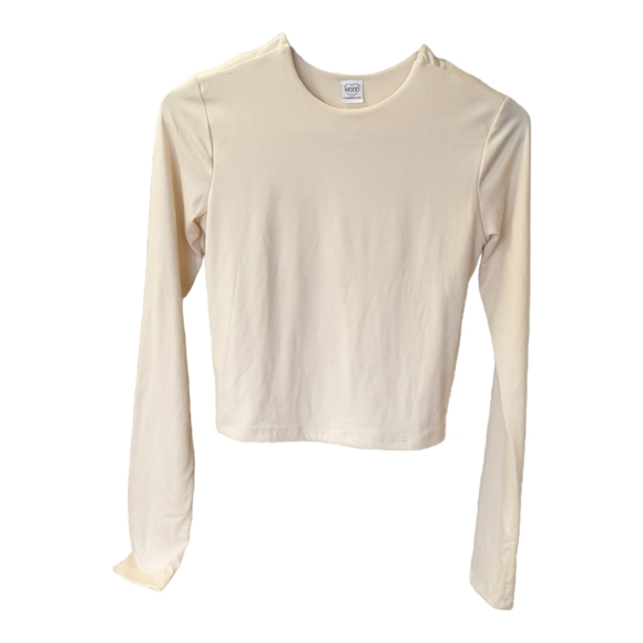 MOOD Brand. NEW. Long sleeve crop top. vary good quality. (sku318) - Picture 3 of 5
